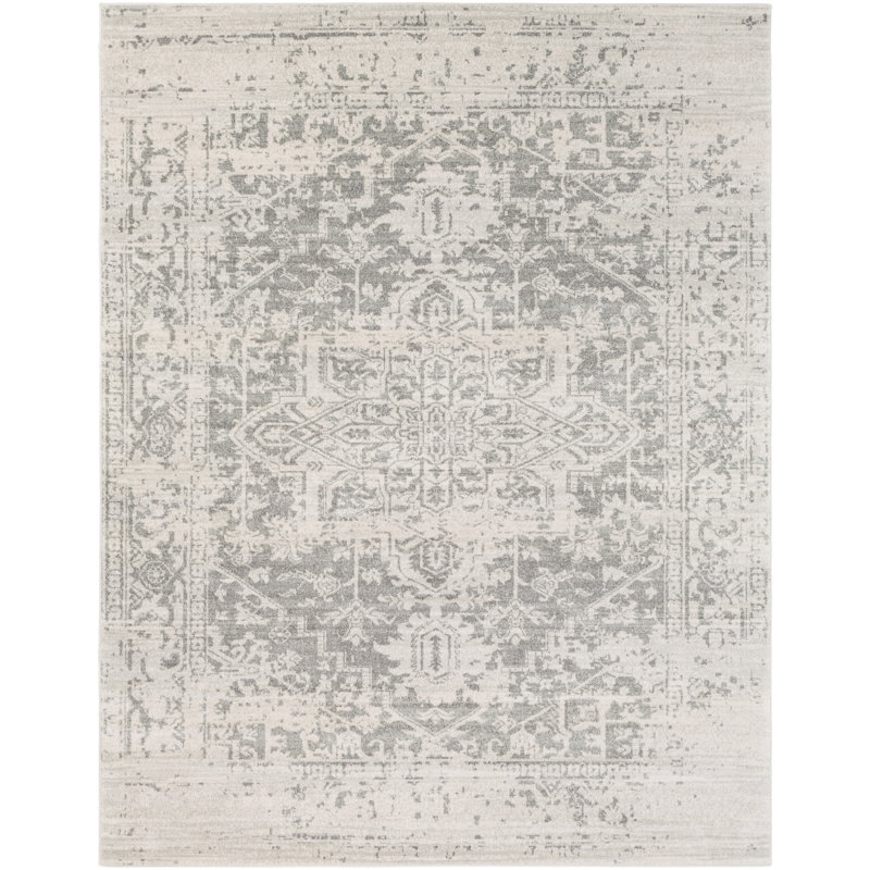 Hillsby Oriental Charcoal/Light Gray/Beige Area Rug & Reviews AllModern